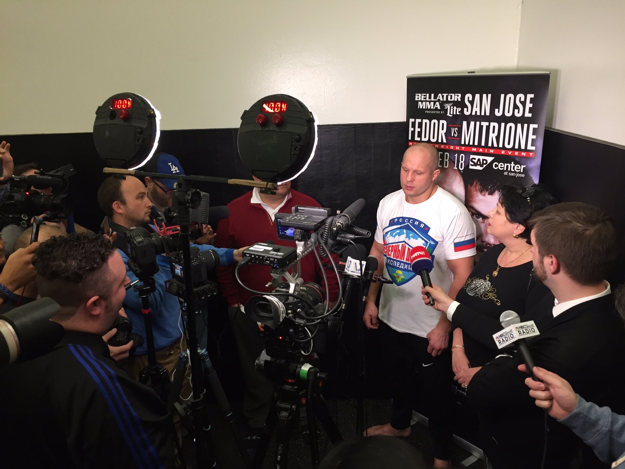 Bzapr Fedor Emelianenko Took A Moment To Speak With Media At The Bellatormma 172 Official Open Workout Inside Aka Gym In San Jose Bellatormma T Co Fcjbipmdhd Bzapr Fedor Emelianenko Took A Moment To Speak With Media At The Bellatormma 172 Official Open Workout Inside Aka Gym In San Jose Bellatormma T Co Fcjbipmdhd