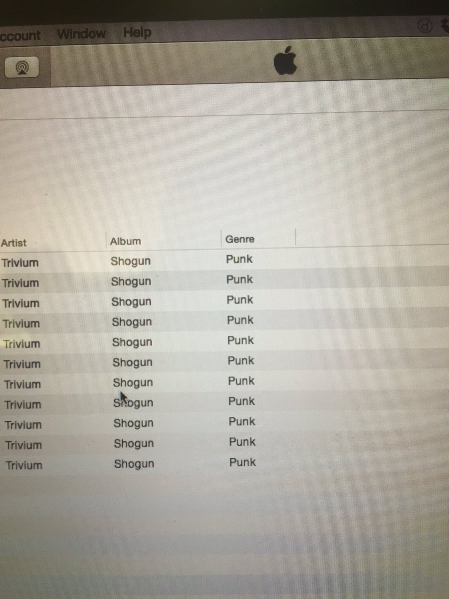 _TylerSuszek's tweet photo. @TriviumOfficial  @matthewkheafy  @coreytrivium  @TriviumPaolo  Apparently Shogun is a punk album now? https://t.co/WyOYXZRsFK