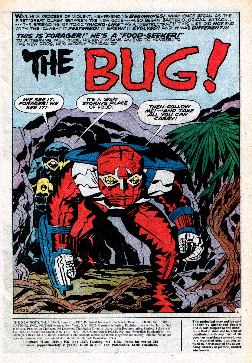 <a href="/AllredMD/">Michael Allred</a> So cool!I can't wait to see the <a href="/JackKirbyNewGod/">Jack Kirby New Gods</a> (including a certain @DarkseidsSon) <a href="/ForagerTheBug/">Forager The Bug</a> in his own book will be great!