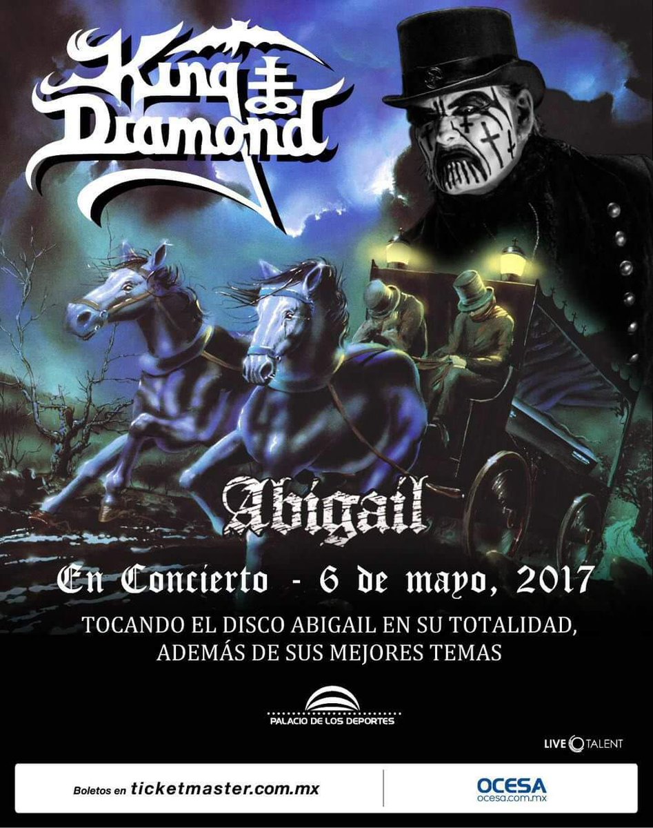 ferpeloz's tweet photo. #pontuque viene King Diamond !
No puede ser!!!! Si viene
Yeah! #kingdiamond #metal #mexico #Ticketmaster #FelizMiercoles https://t.co/HMOfBE7xkL