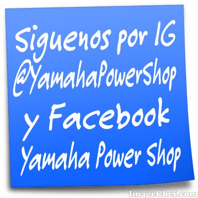 YamahaPowerShop's tweet photo. SIguenos...
Vendemos repuestos y accesorios para motos, fuera de borda y linea agricola #YamahaPowerShop #Caracas #ParroquiaCoche #Vzla https://t.co/1Iczcn8AP0