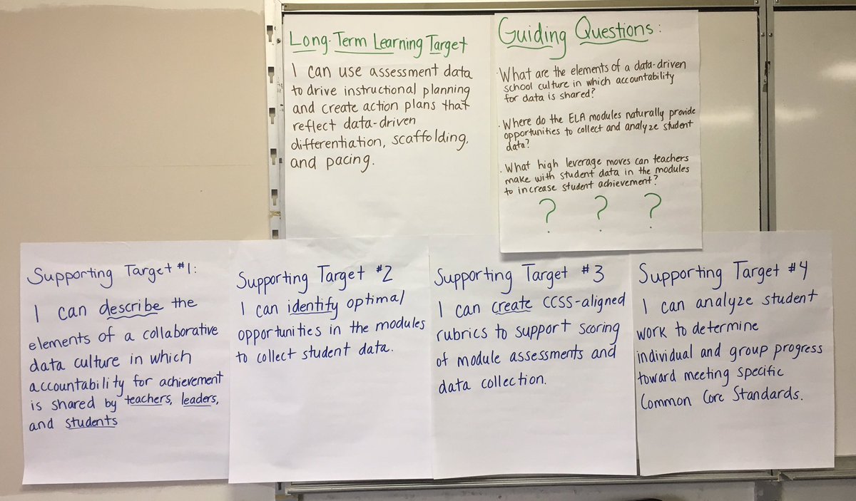 EduKate8's tweet photo. Artifacts from Using Data w/ Modules PD including human rock-paper-scissors scoreboard! @RCSDNYS @ELeducation #teacherpotentialproject https://t.co/htjfowjeSO