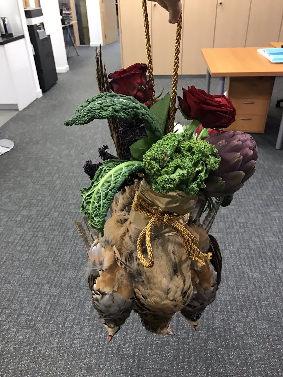 anyascats's tweet photo. He got these for mummy for #valentines we think he's learned  from us well. #meatbouquet #bompasandparr @BompasandParr https://t.co/wM41xVdVll