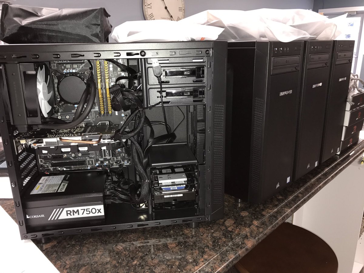 New PC day at Commtech Design! It's like Christmas in February. Thanks <a href="/iBUYPOWER/">iBUYPOWER</a>