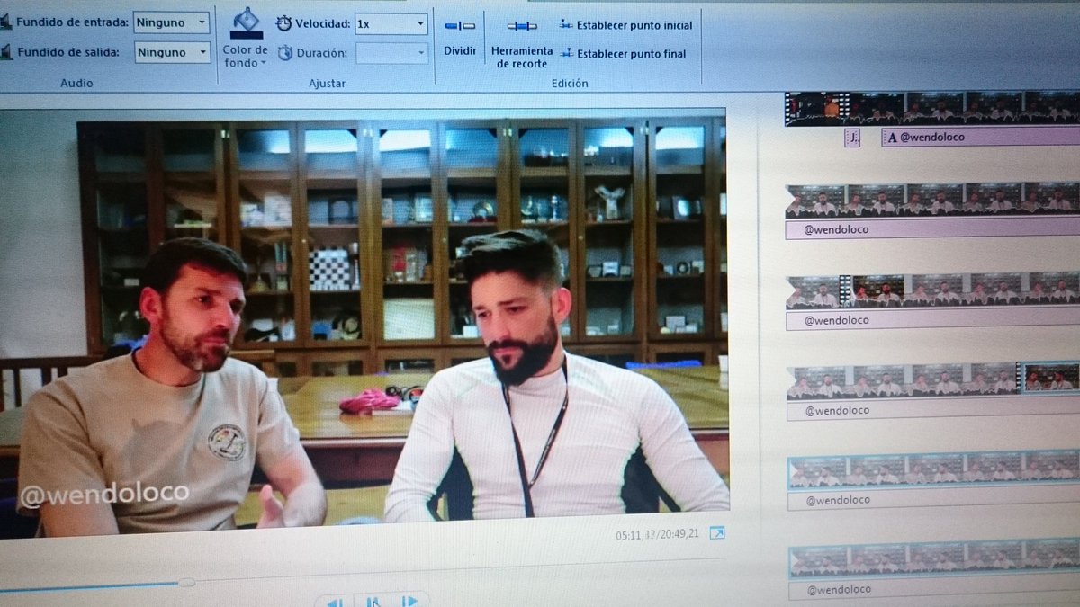 extremadurafire's tweet photo. @wendoloco está en proceso de cocinado, una de las entrevistas más largas e interesantes. #iiff #icopfire. https://t.co/mPGDSSc99r