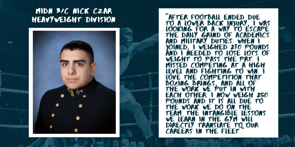 NavalAcademy's tweet photo. 9 days to Brigade Boxing Finals! #BrigadeBoxing17 #collegiateboxing #ncba @NCBABoxing https://t.co/orVJyTRxxj
