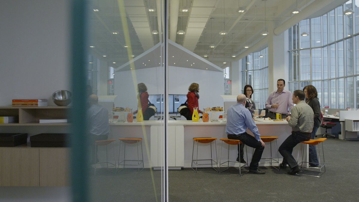 Steelcase's tweet photo. We've identified 6 dimensions of wellbeing in the workplace: mindfulness, authenticity, belonging, meaning, optimism, &amp; vitality #greenbiz17 https://t.co/lJPUpspQ3R