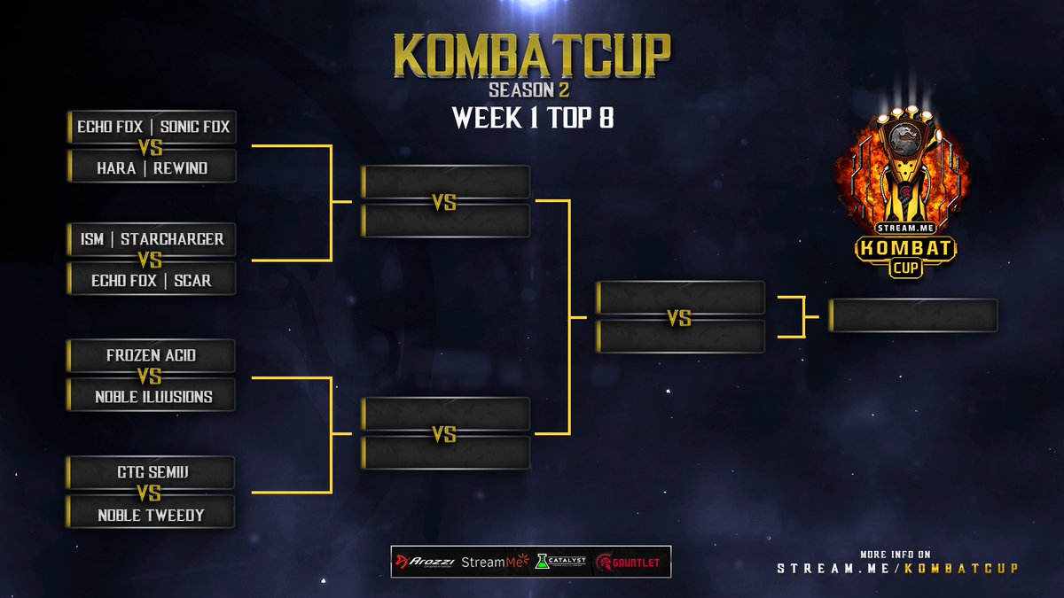 StreamMe's tweet photo. Will a new guy come out victorious or will we see a familiar repeat?

#KombatCup Top 8 resumes tonight at 8PM EST on https://t.co/OsqExpmtIe https://t.co/ixIe4KvB63