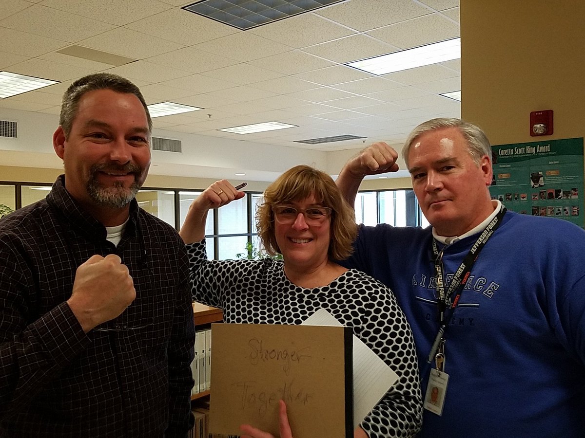 jmj421's tweet photo. Stronger Together #jfteach https://t.co/o18DJtgROD