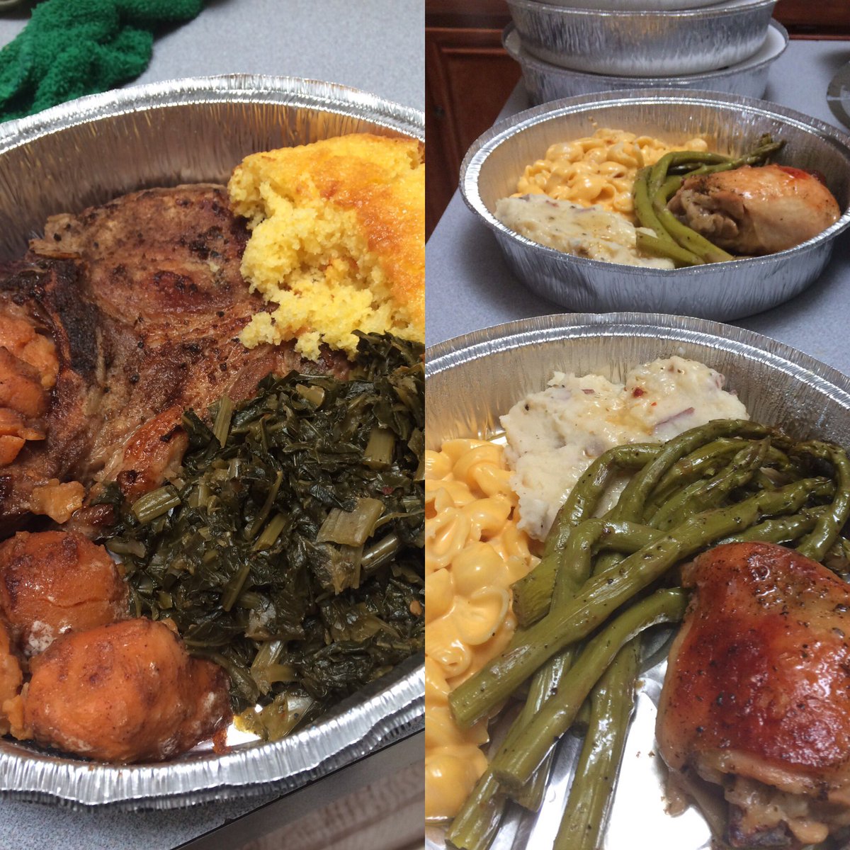 OoH_LelE's tweet photo. Yes I'm selling two plates today but I only have 8 of the baked chicken so place your orders now #BESSIEMAE https://t.co/5ZW7717eSu
