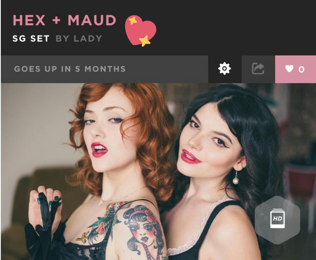 LadyCreepin's tweet photo. Just added to the queue! @Alongcamehex + @MaudSuicide 💗💕😍💘💋 https://t.co/AC0WbtC4E4