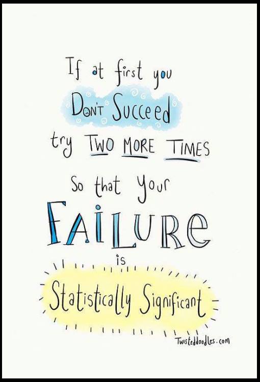 SantaCruzBio's tweet photo. Always good to make sure you're statistically sound...
#sciencefunny #alwaystryagain
Image credit to Twisteddoodles. https://t.co/9YiVMtpNUc