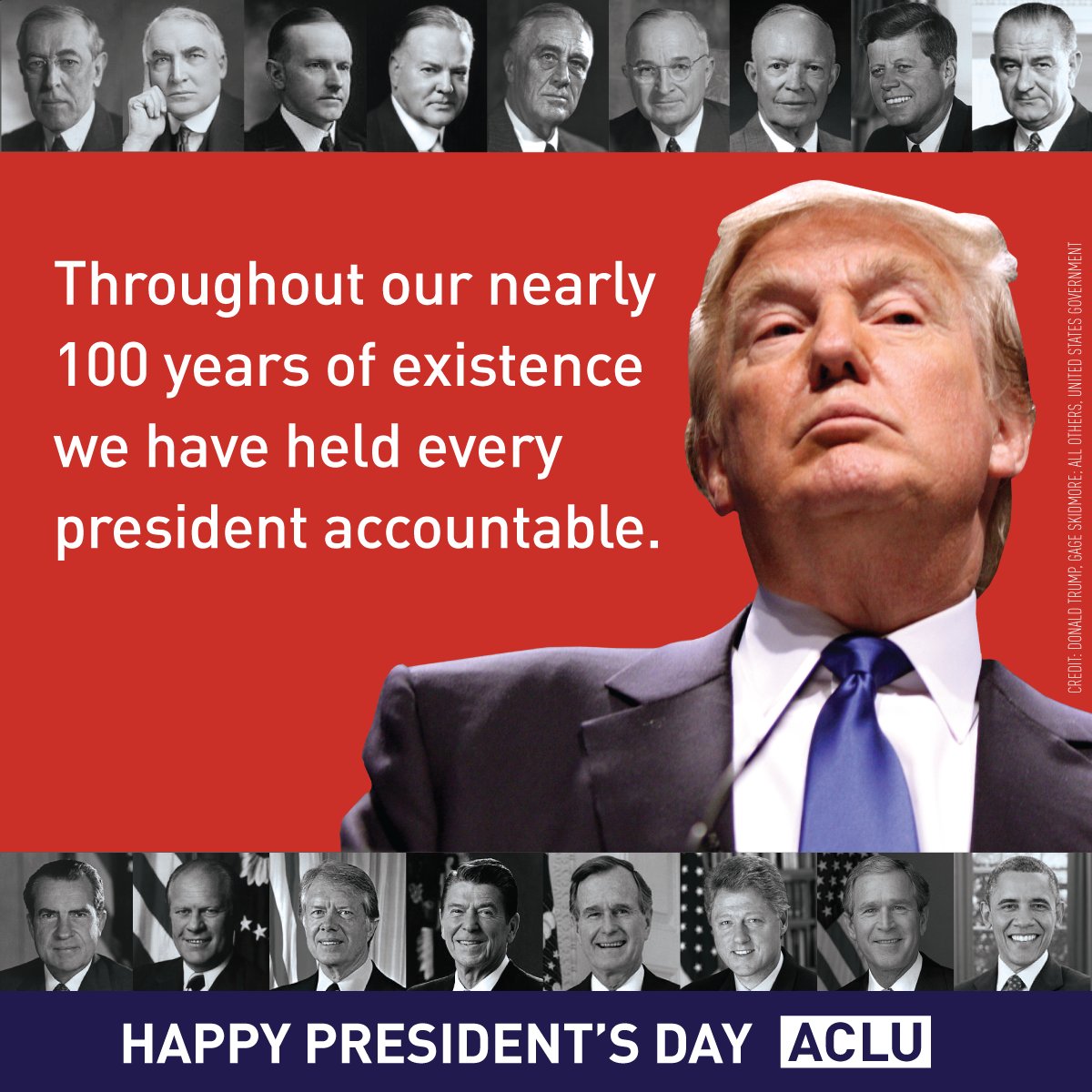 Happy President's Day from the ACLU.