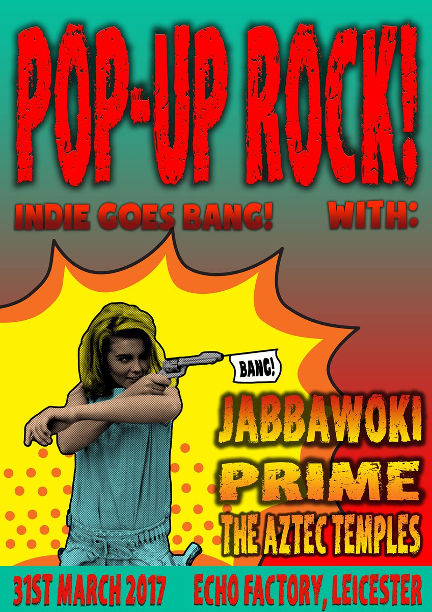 PhonoMediaUK's tweet photo. #PopupRock event in #Leicester @echofactoryuk Fri 31st March https://t.co/LktSBXAhne Tckts £3 Adv / £5 OTD #Rock #Indie #unsigned #Students https://t.co/OeXguwXYCN