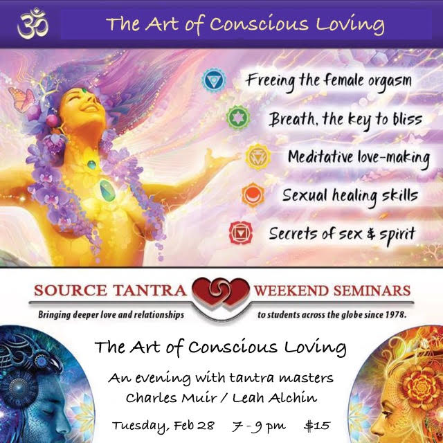 NEW event added: Feb 28 at 7pm | The Art of Conscious Loving with Charles Muir facebook.com/events/1793104…