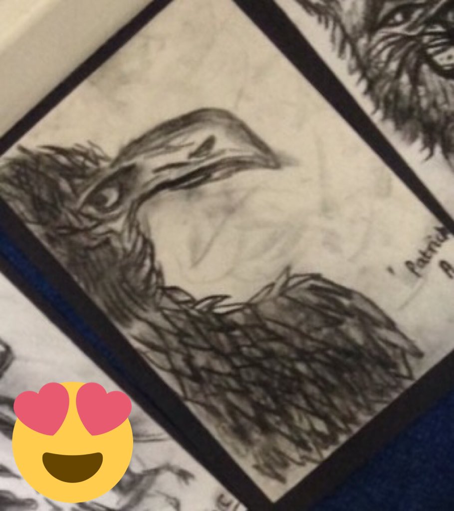 Charcoal Eagle by Patrick