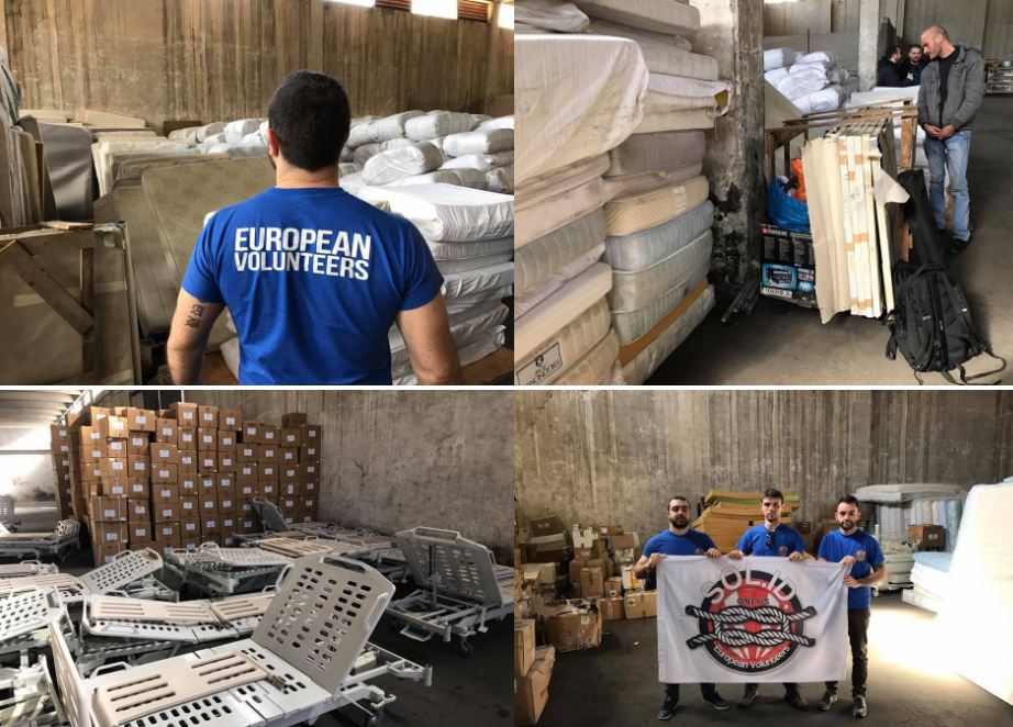 timand2037's tweet photo. #Italian solidarity aid for #Syria (food, beds, toys) arrives at #Latakia port. Thank you Italian friends! https://t.co/jPYZoLhAjx https://t.co/L78OTyRAy4