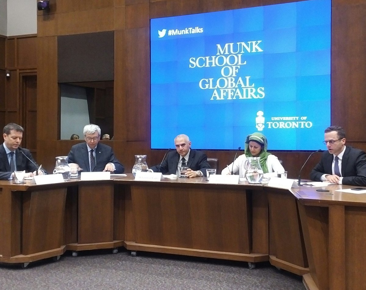 CanAsiaMap's tweet photo. #MunkTalks  #travelban @munkschool @DougSaunders: religiosity not identifier for terrorism, Toope: shocking degrading assault on rule of law https://t.co/DfWAI9KuQV