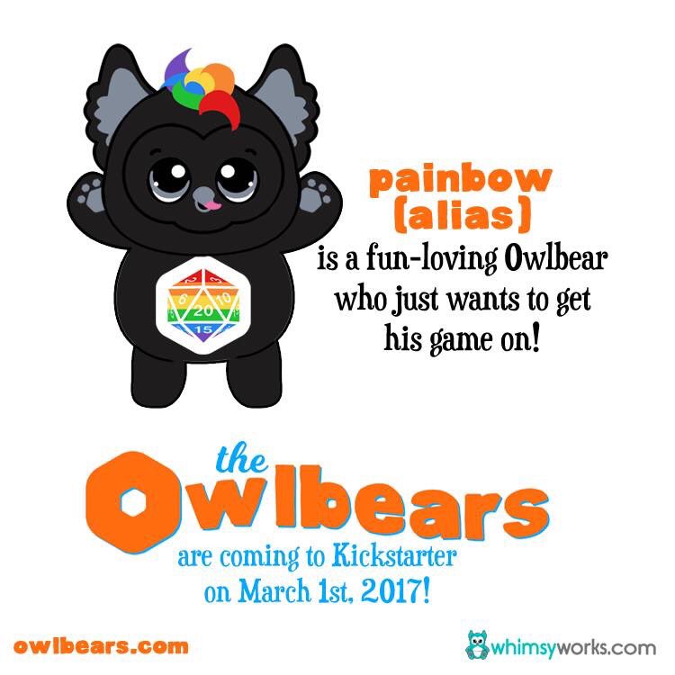 whimsyworks's tweet photo. March 1st! 

#owlbeararmy #WhimsyWorks #owlbears  #designerplush #gaming #tabletopgaming #kickstarter  #d20 #rpgs https://t.co/ib8MNBFHpp