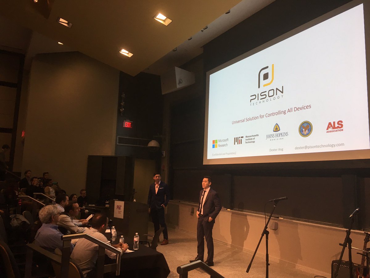 MassChallenge's tweet photo. Four more incredible #startup pitches: @pisontech, #TorqInterface, #cooltower, #transtympanix! @mit100k crafts incredible #entrepreneurs. https://t.co/tTHTu5vJXe