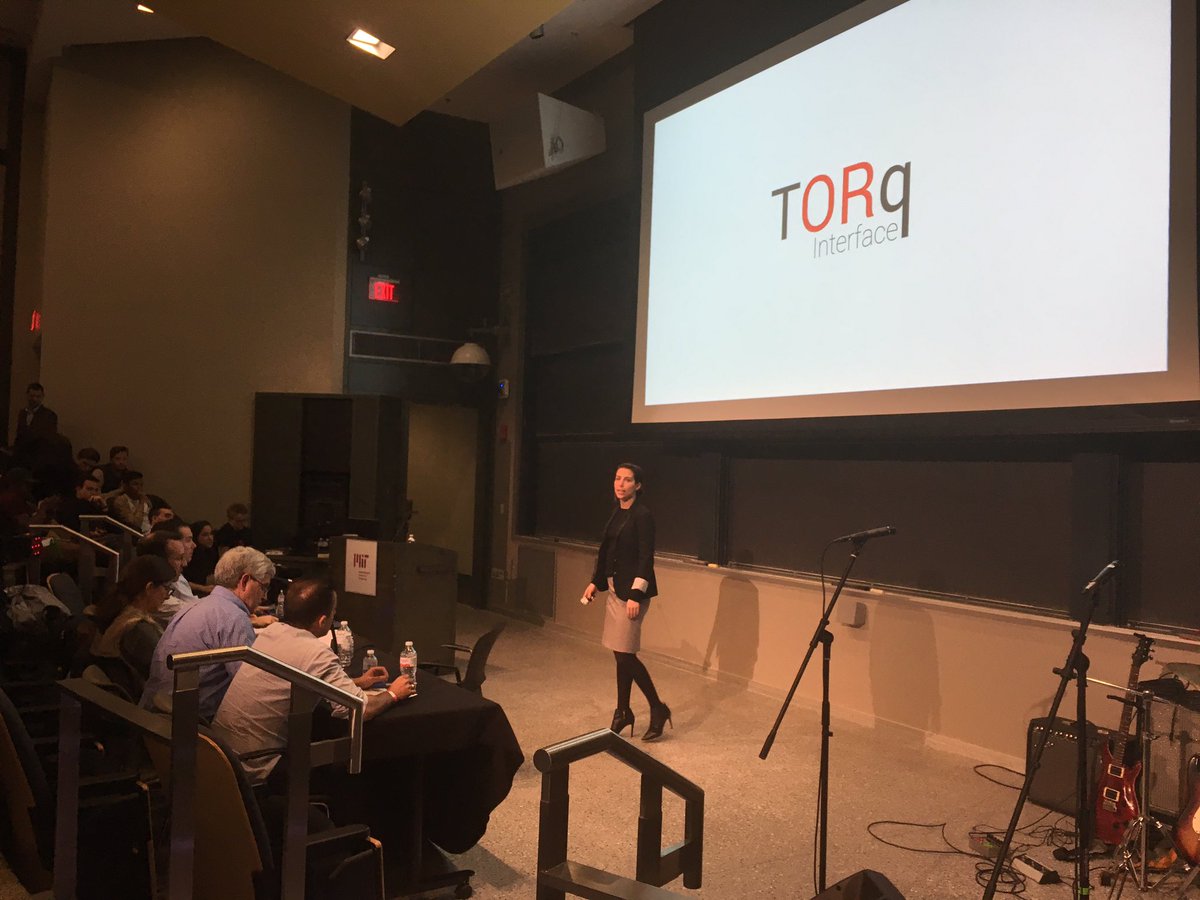 MassChallenge's tweet photo. Four more incredible #startup pitches: @pisontech, #TorqInterface, #cooltower, #transtympanix! @mit100k crafts incredible #entrepreneurs. https://t.co/tTHTu5vJXe