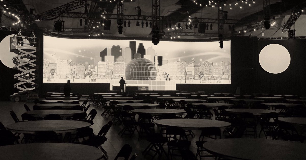 We're getting ready to host the <a href="/wintercities/">WinterCities ShakeUp</a> conference! Check out the amazing setup by <a href="/freemanavcanada/">Freeman AV Canada</a> in Hall C. #eventprofs #yegevents