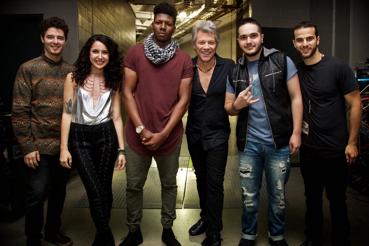 JBJ with <a href="/YardijMusic/">Yardij | CALLER ID (Shndō Remix) OUT NOW</a>, the opening act from February 12 in Sunrise! More winners were announced today on bonjovi.com #THINFStour