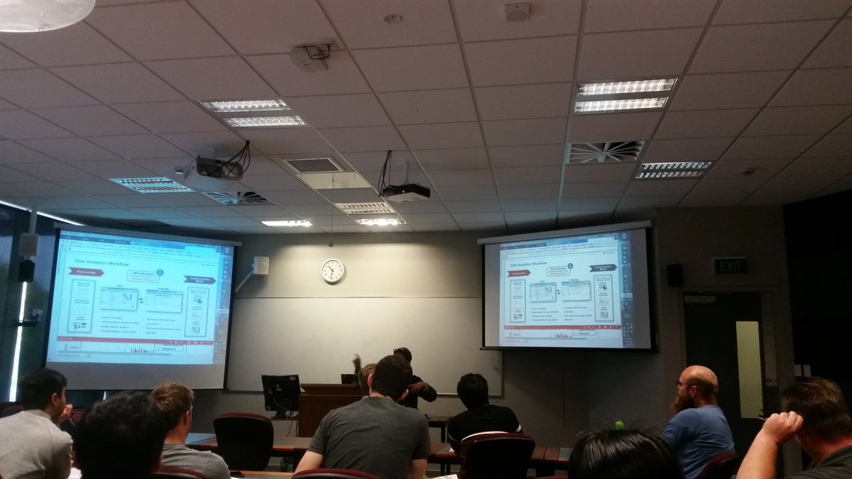 Eli_GrayStuart's tweet photo. Thanks @ilovepuzzles and @MathWorks for coming to @MU_SEAT, great overview of #matlabs #dataanalytics  capability and other cool features! https://t.co/L9t3rwEqNW