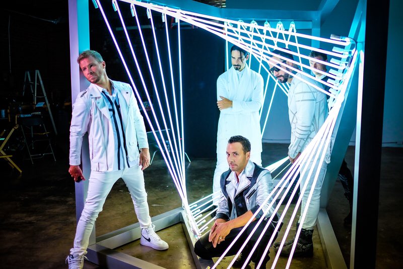 backstreetboys's tweet photo. Opening night is two weeks away!! It’s about to go down 🙌🏻 #BSBVegas https://t.co/HG7NSDtsqM