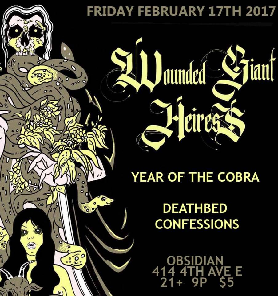 #olympiametal #pnwmetal #doommetal #stonermetal #sludge #olympiawa #olympia #olympiametalshow <a href="/WoundedGiant/">Wounded Giant</a> @heiressband <a href="/deathbedconfess/">Deathbed Confessions</a>