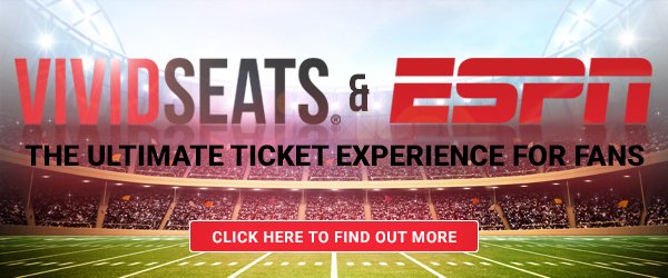 VividSeats's tweet photo. We’ve teamed up with @espn to offer fans the Ultimate Ticket Experience: https://t.co/I4UCmeRmjv https://t.co/mPGn98vQz0