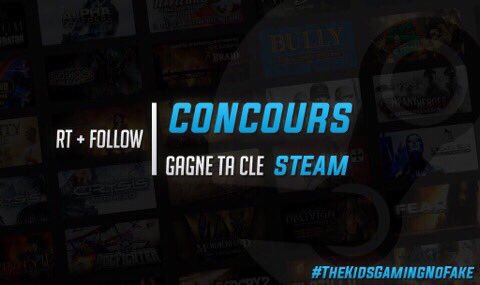 ConcoursKg's tweet photo. #Concours #Flashhh ! ⚡️

🎁🎮Gagne 1 Clé Steam ! 🎮🎁

#RT + FOLLOW ✅

✅@TheKidsGaming 
✅@ShaoxGFX 

T.A.S dans 15 Minutes !! ⏰ https://t.co/QuBBgzaBw9