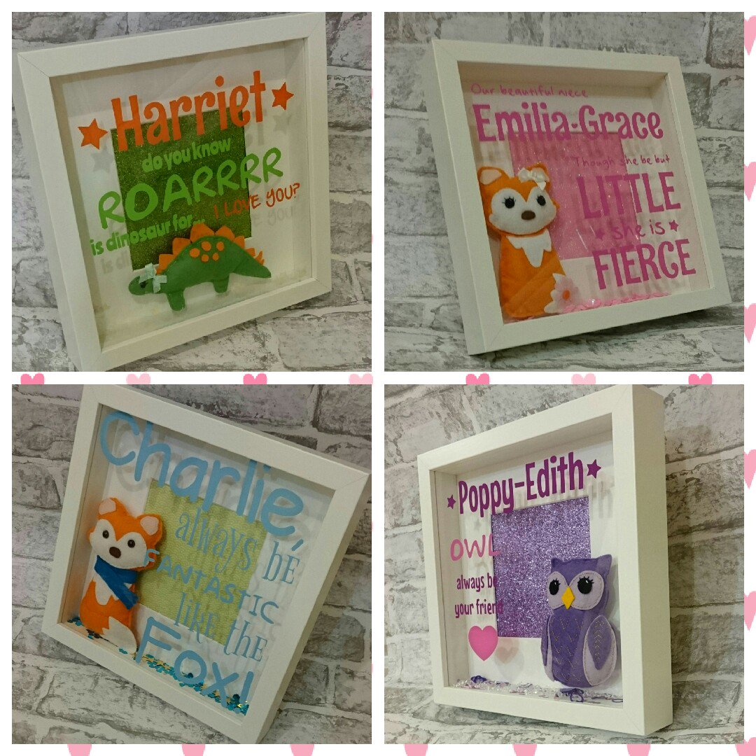 craftbykay's tweet photo. Character frames make great gifts - and they last longer than Easter eggs 😉 Lots of choice. #handmadegifts #personalisedgifts #CraftByKay https://t.co/zTi71Fws1T