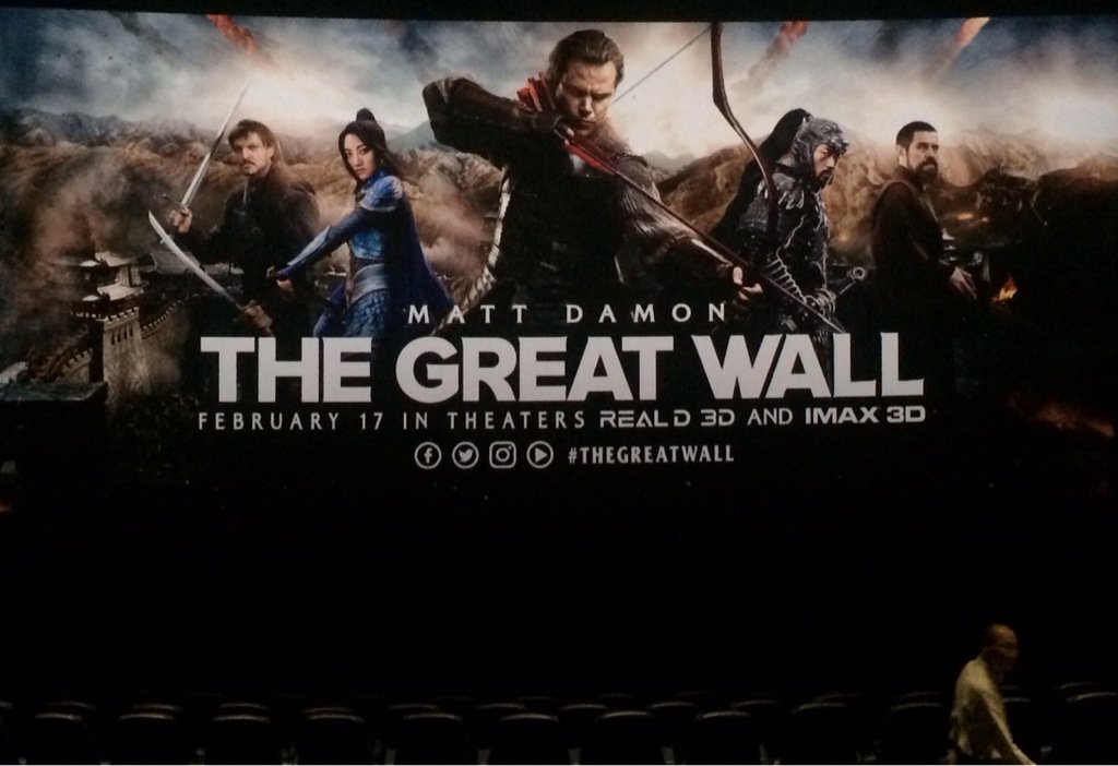 vash_c's tweet photo. Thanks to @935TheMoveTO for the passes ready to watch and enjoy #THEGREATWALL #UNISCREENTO https://t.co/t9m2kNssAM