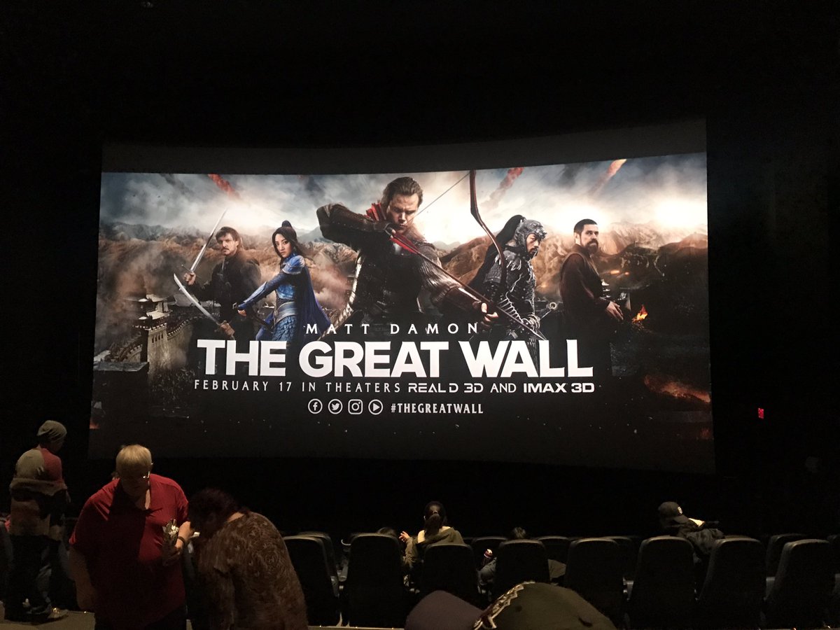 Lukes_'s tweet photo. Tonight is going to be GREAT! #THEGREATWALL #uniscreento https://t.co/iwlT3HJwc5