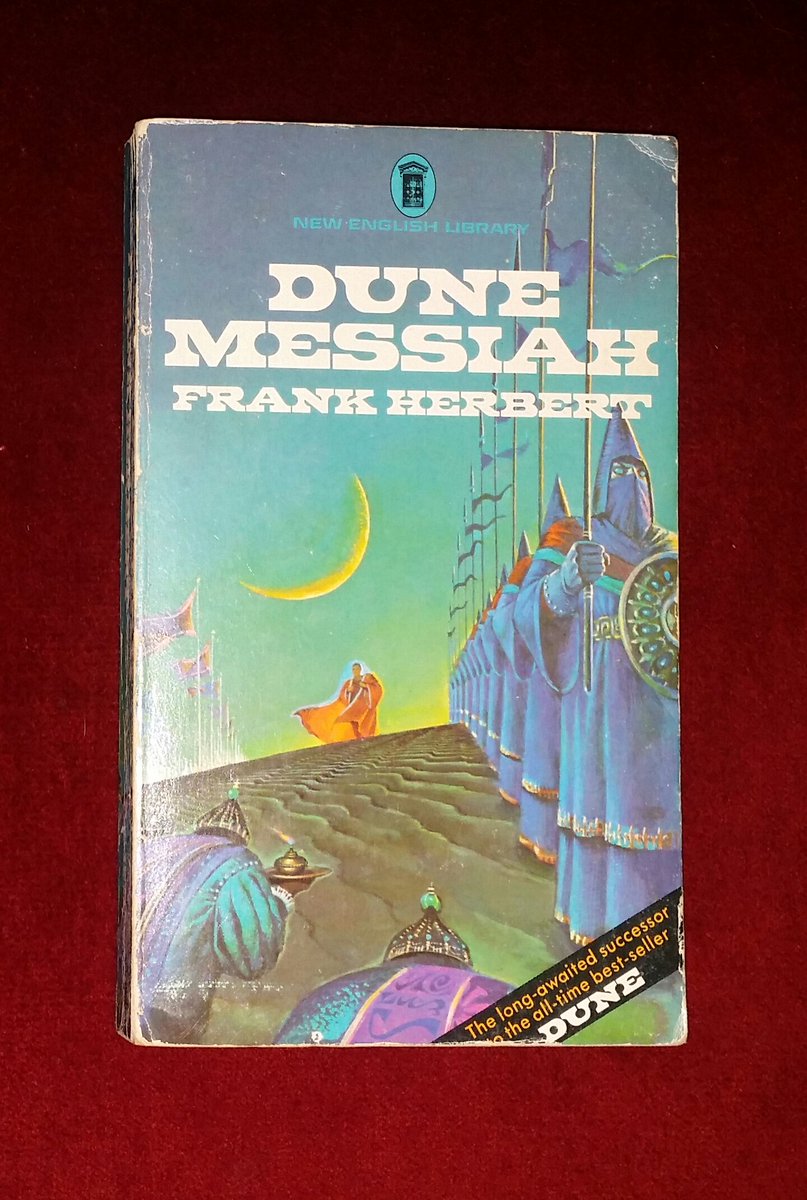 thescribebooks's tweet image. Book of the day. Dune Messiah. Frank Herbert. @70sscifiart