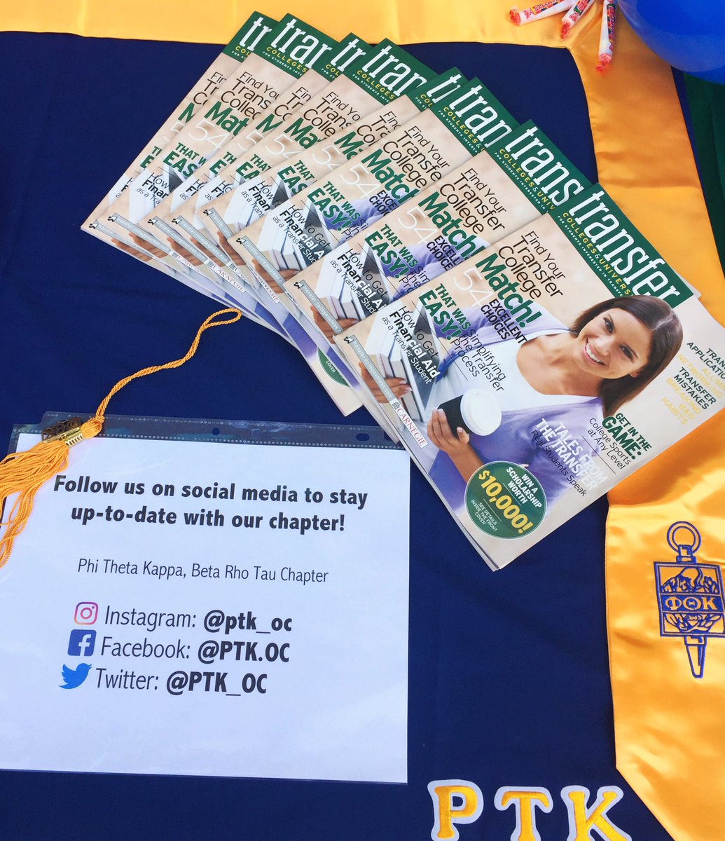 PTK_OC's tweet photo. Pics from a very successful #OCExpo today! Beta Rho Tau has incredible members &amp; we love telling others about our great honor society! 
💛💙💛 https://t.co/Kf7Qsknufz