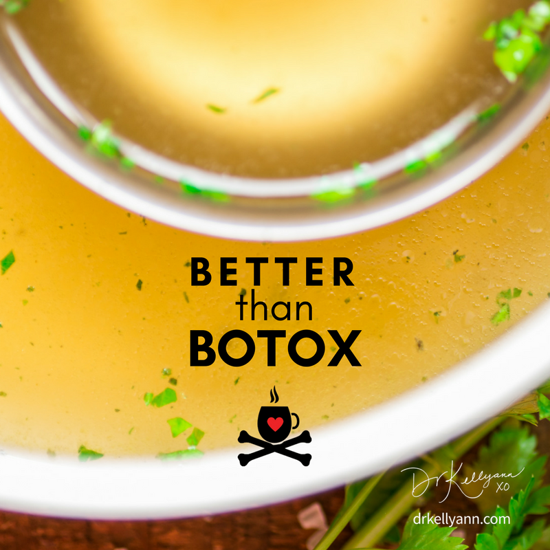 drkellyann's tweet photo. #BoneBroth is better than BOTOX. Because it lasts. It actually heals your cells and keeps your skin young. #BoneBroth4Life! https://t.co/2EWBs2JyRb