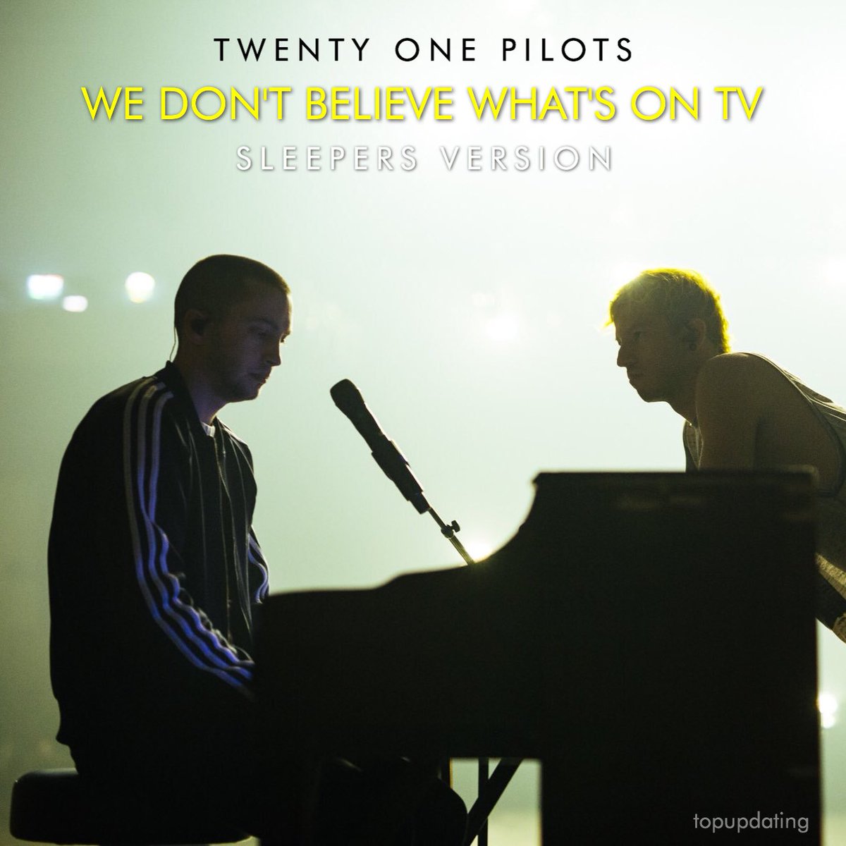 topupdating's tweet photo. twenty one pilots
We Don't Believe What's On TV (Sleepers Version)
https://t.co/8h68q3E0ac https://t.co/JnkoHF6WjD