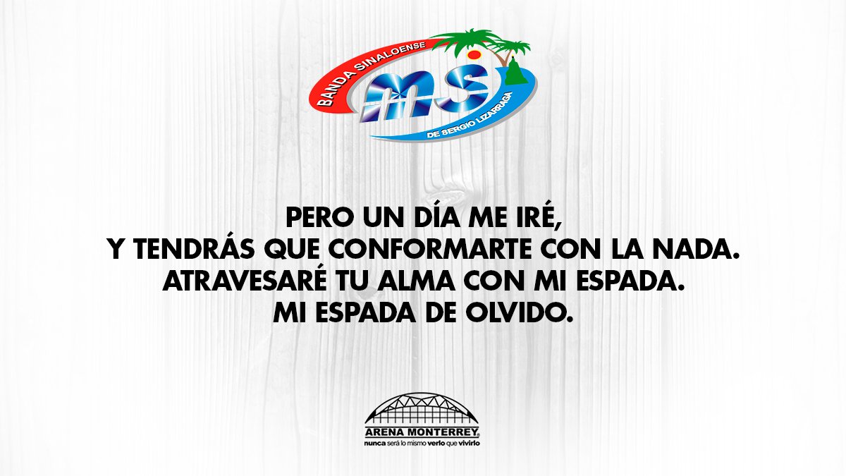 ArenaMtyOficial's tweet photo. ¡Y desde #Mazatlán llega @BandaMs  #Monterrey!  28 y 29 abril. Adquiere tus boletos en @SuperBoletosmx https://t.co/oEc4UE9IXn