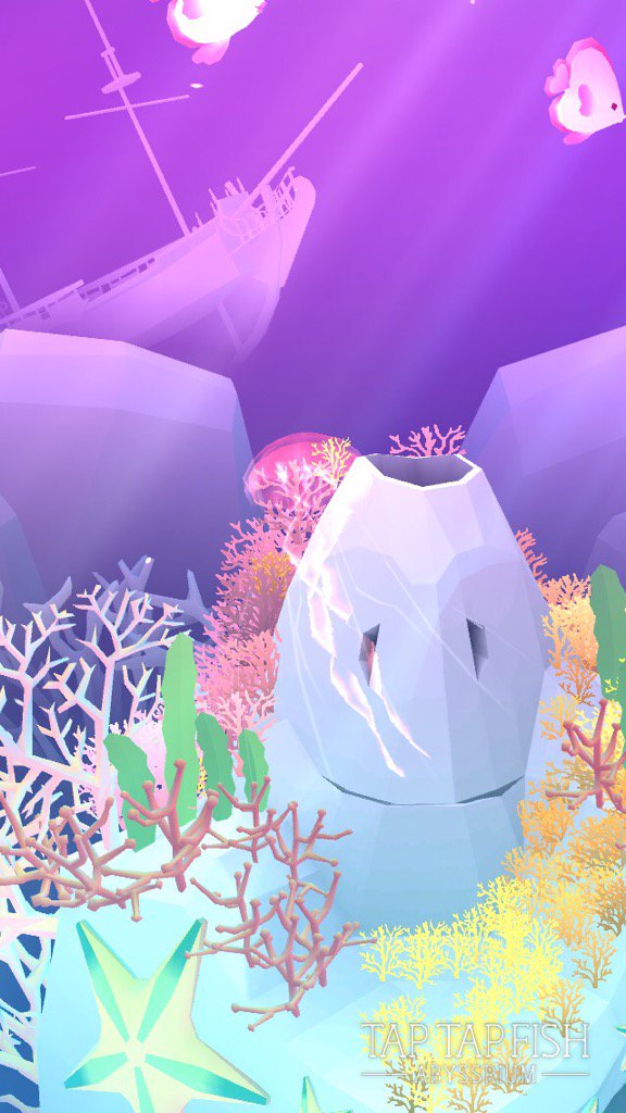 chickensis's tweet photo. My Pink Jelly Fish:) 
#taptapfish
Download: https://t.co/AsSUTbhPs7 https://t.co/u6FfFbeYBp