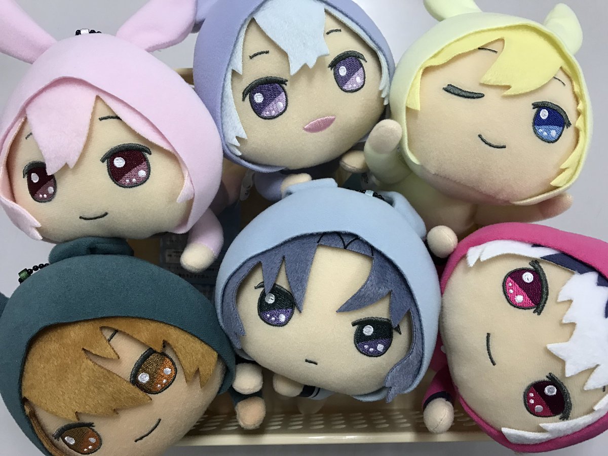 セガ上小田井 A Twitter アイドリッシュセブン きらどるますこっとぬいぐるみ うさぎパーカーパステルカラーver Vol 2 入荷してます ๑ ๑ お1人様2つまでとなってます W アイナナ プライズ