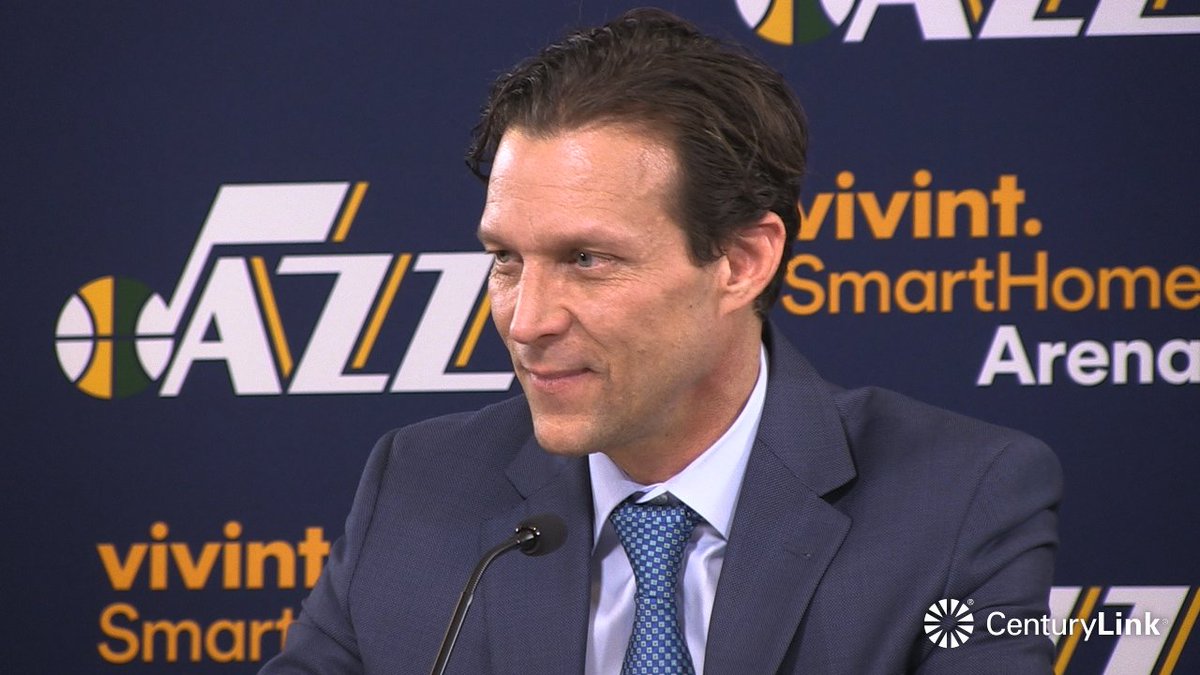 Coach Quin Snyder Postgame Interview  Watch: on.nba.com/2kV1zRv  #takenote #PORatUTA https://t.co/hvqvdHGQ0d