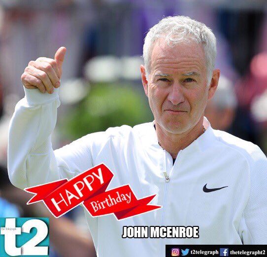 Happy birthday to tennis great John McEnroe! 