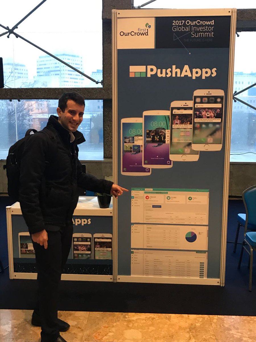 PushAppsMobi's tweet photo. We are glad to take part at "2017 OurCrowd Global Investor Summit."
If you are here, come and say hello. https://t.co/XFNTBxqHFZ