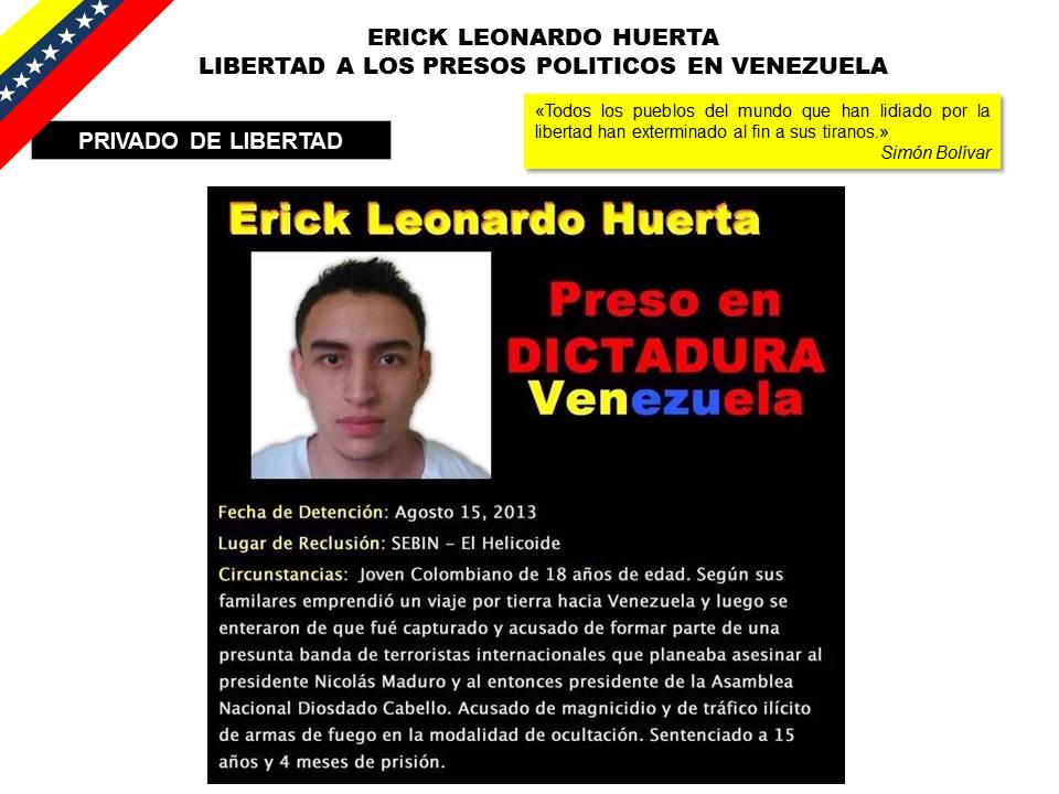 AliciaVnzla2014's tweet photo. #ConcluCensura Jeremy Bastardo, Rodrigo Hernandez, Jose Hernandez, Erick Huerta #PresosPoliticos NarcoDictadura #Venezuelac .@soyfdelrincon https://t.co/ygDHORsC05