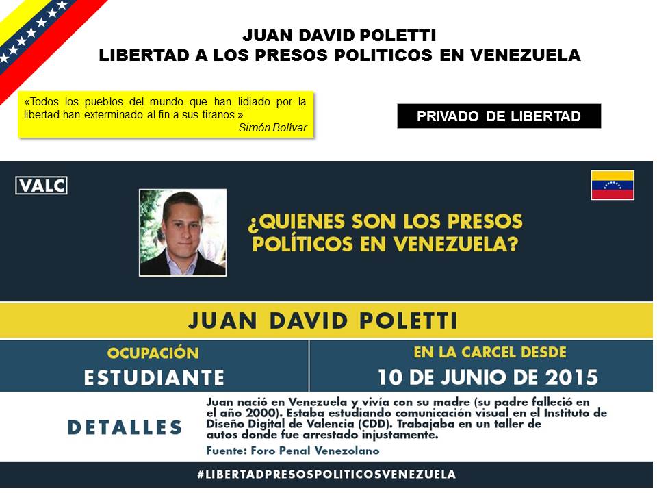 AliciaVnzla2014's tweet photo. #ConcluCensura Braulio Jatar, Juan Poletti, Jesus Alarcon, Javier Infante #PresosPoliticos de la NarcoDictadura #Venezuelac .@soyfdelrincon https://t.co/fpqre1EJ2H