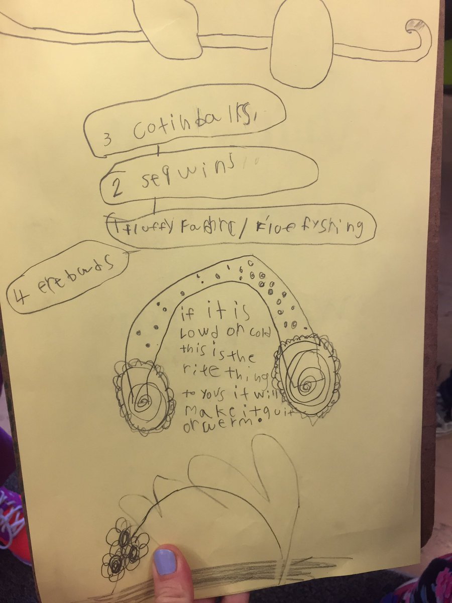 mrsKroom8's tweet image. We took the time to start designing protection devices for one or more of our senses! #firstchat #secondchat #room8 #brclearns