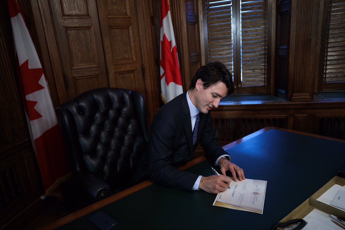 JustinTrudeau's tweet photo. It’s my pleasure to recognize Rebecca Schofield for her bravery, volunteerism &amp; inspiring commitment to community. #Beccatoldmeto https://t.co/WPSlfrDKJV