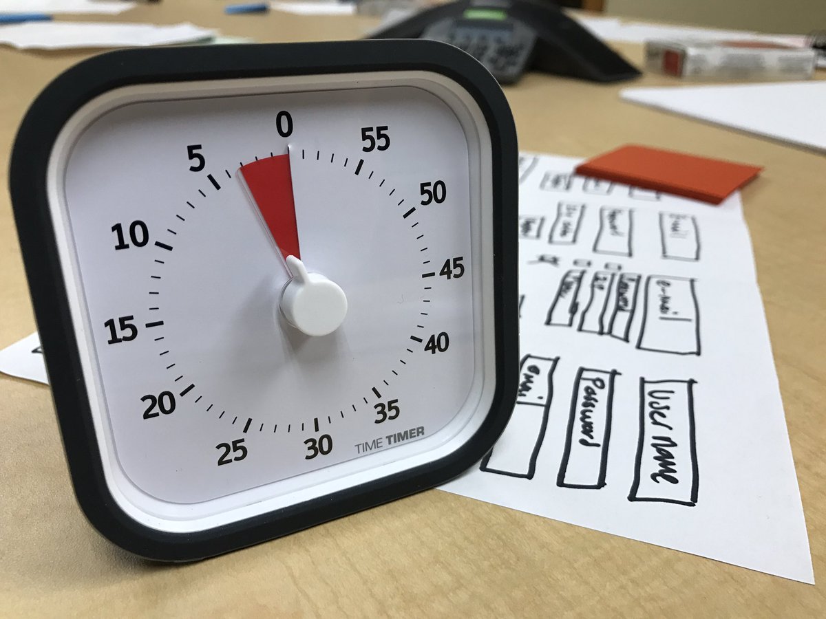 visual28's tweet photo. Short time boxed exercises in a design sprint force people to think and react quickly but not enough time to overthink things. #ux https://t.co/segAT8tia0